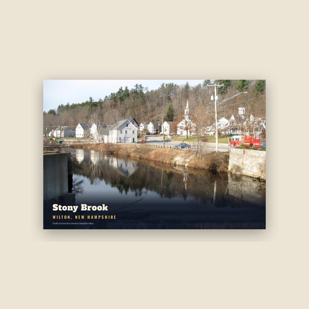 Wilton Stony Brook Postcard