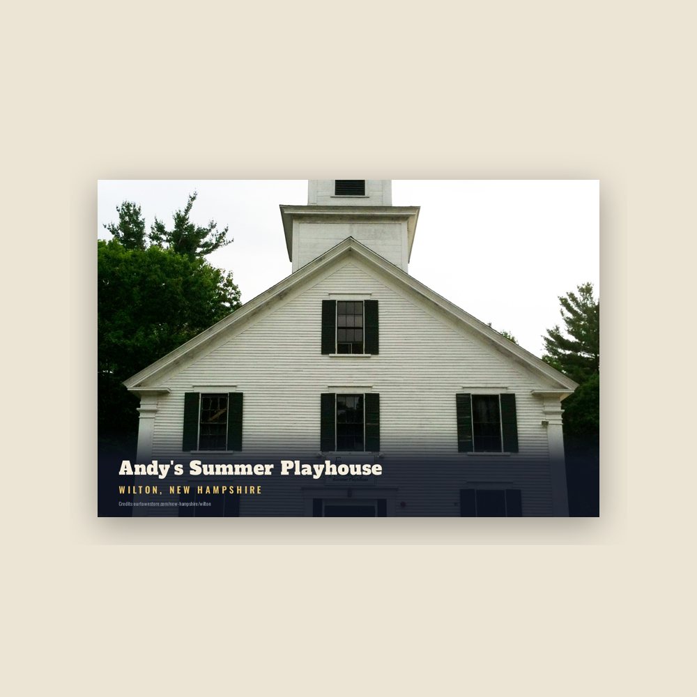 Wilton Andy's Summer Playhouse Postcard