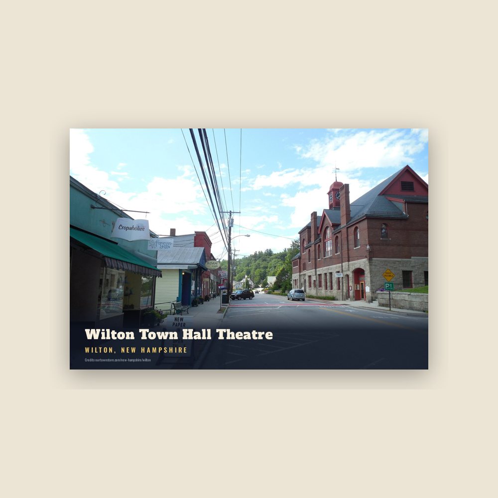 Wilton Wilton Town Hall Theatre Postcard