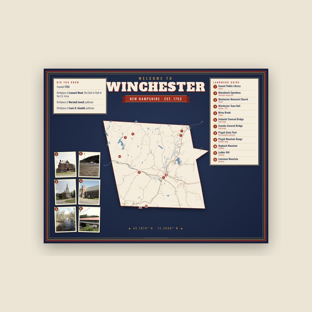 Winchester Map Placemat
