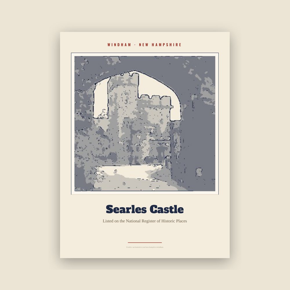 Windham Searles Castle Landmark Print