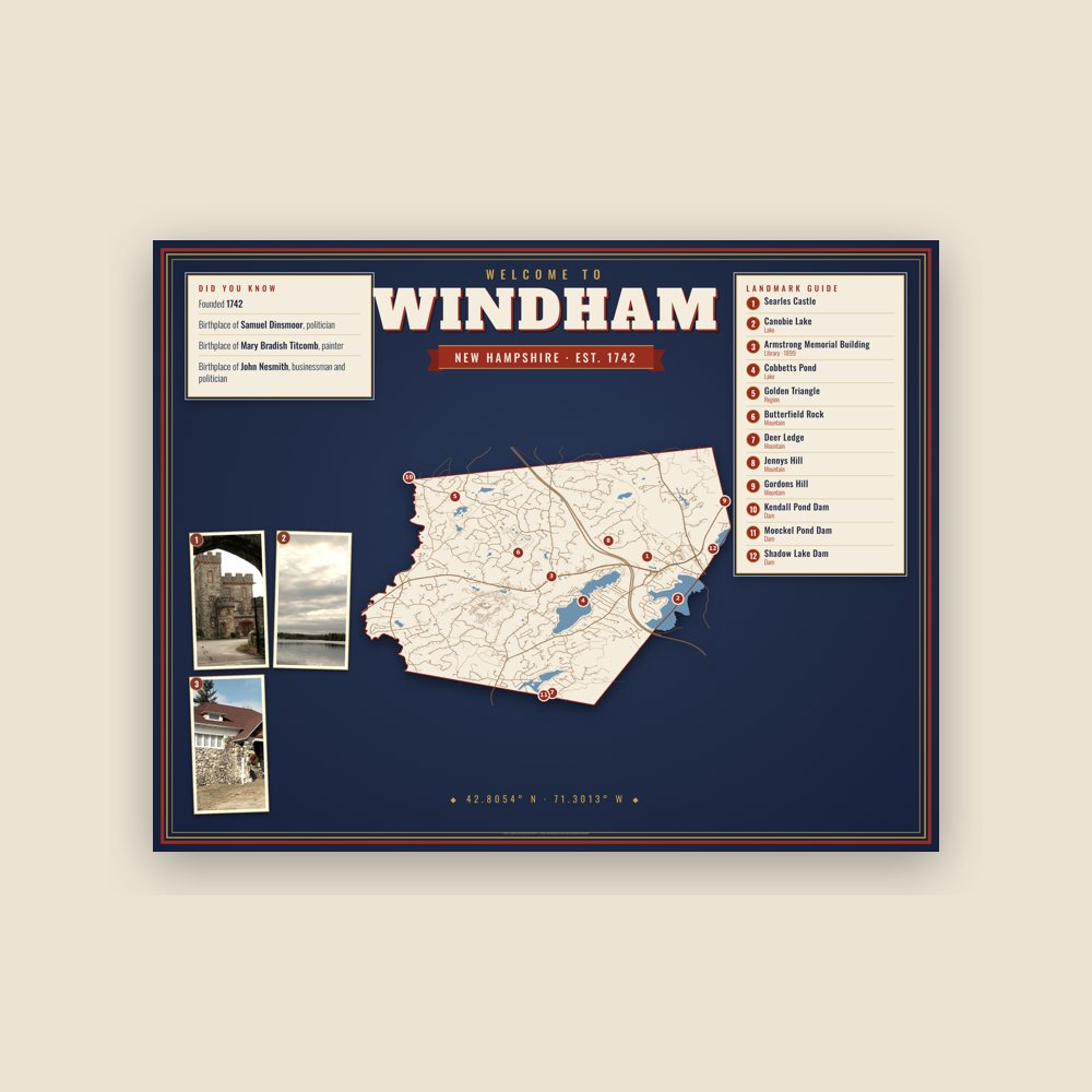 Windham Map Placemat