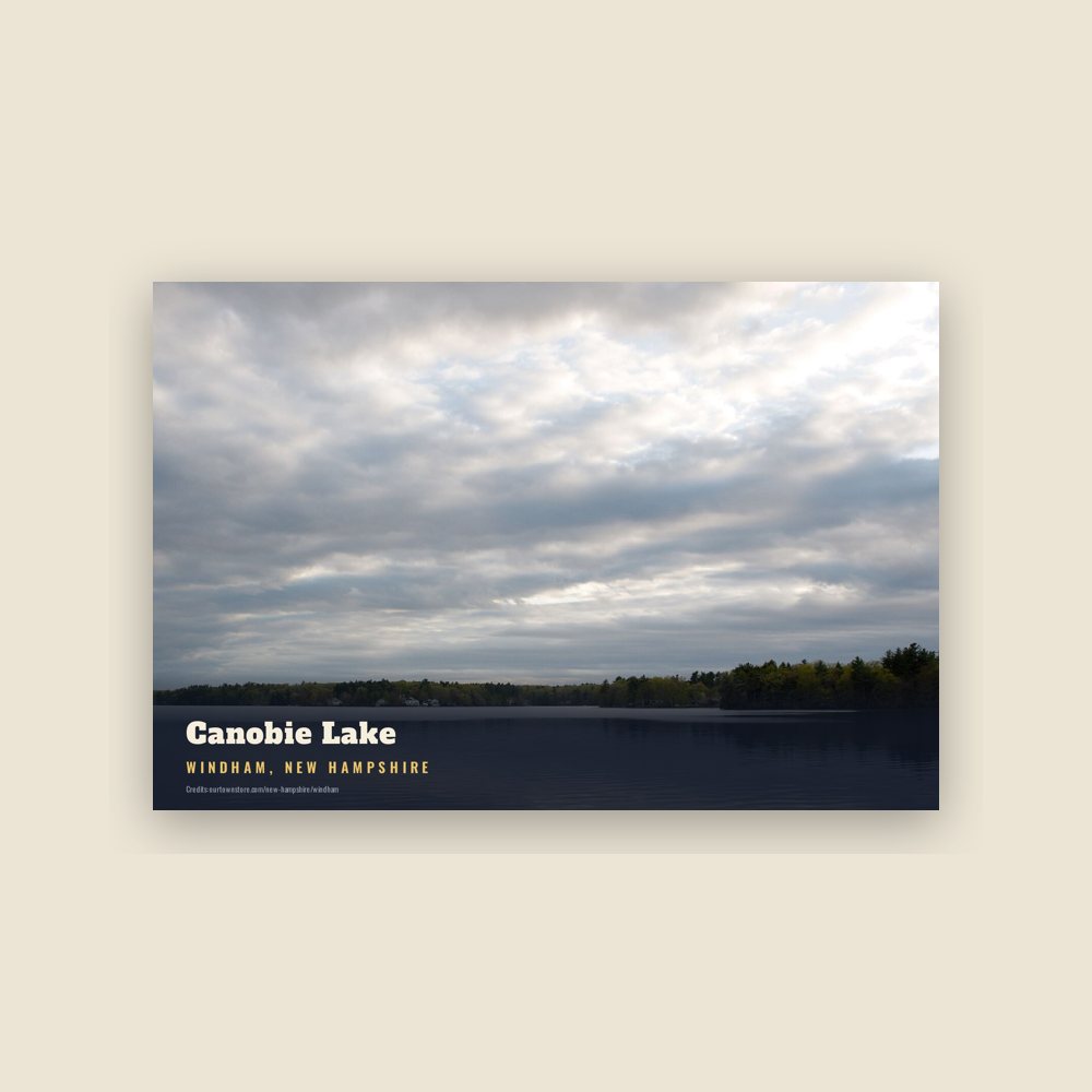 Windham Canobie Lake Postcard
