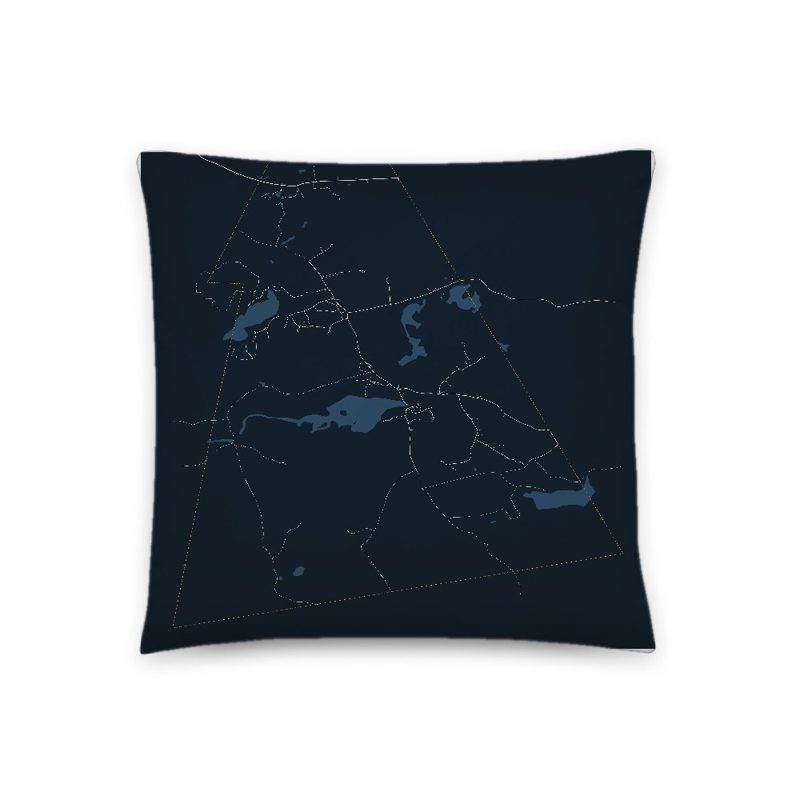 Windsor Map Throw Pillow