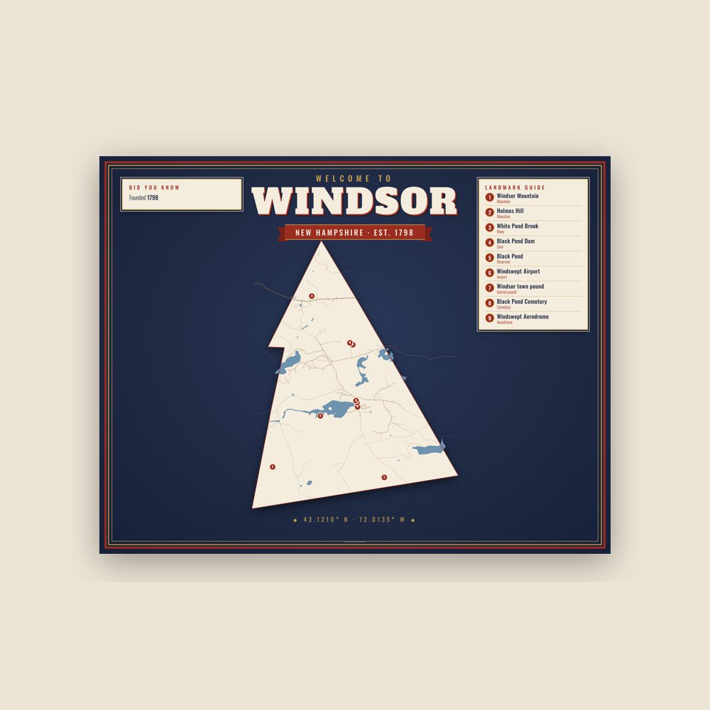 Windsor Map Placemat