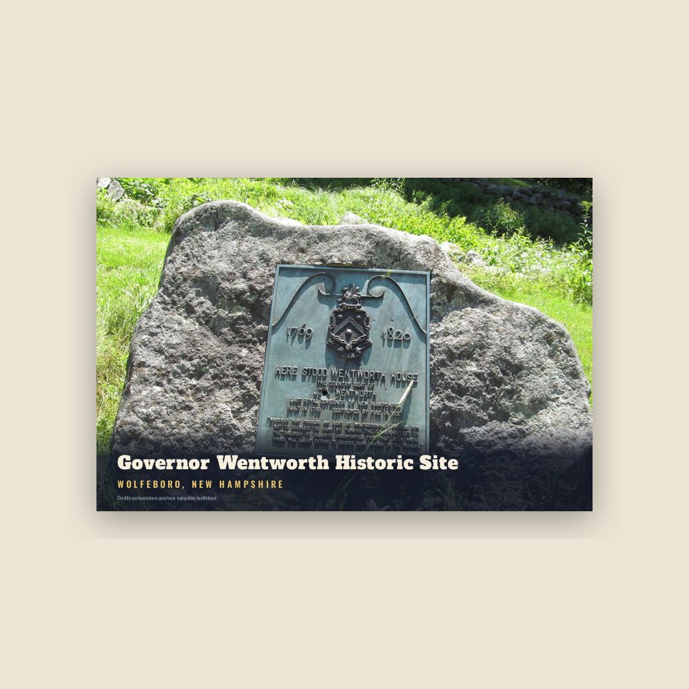 Wolfeboro Governor Wentworth Historic Site Postcard