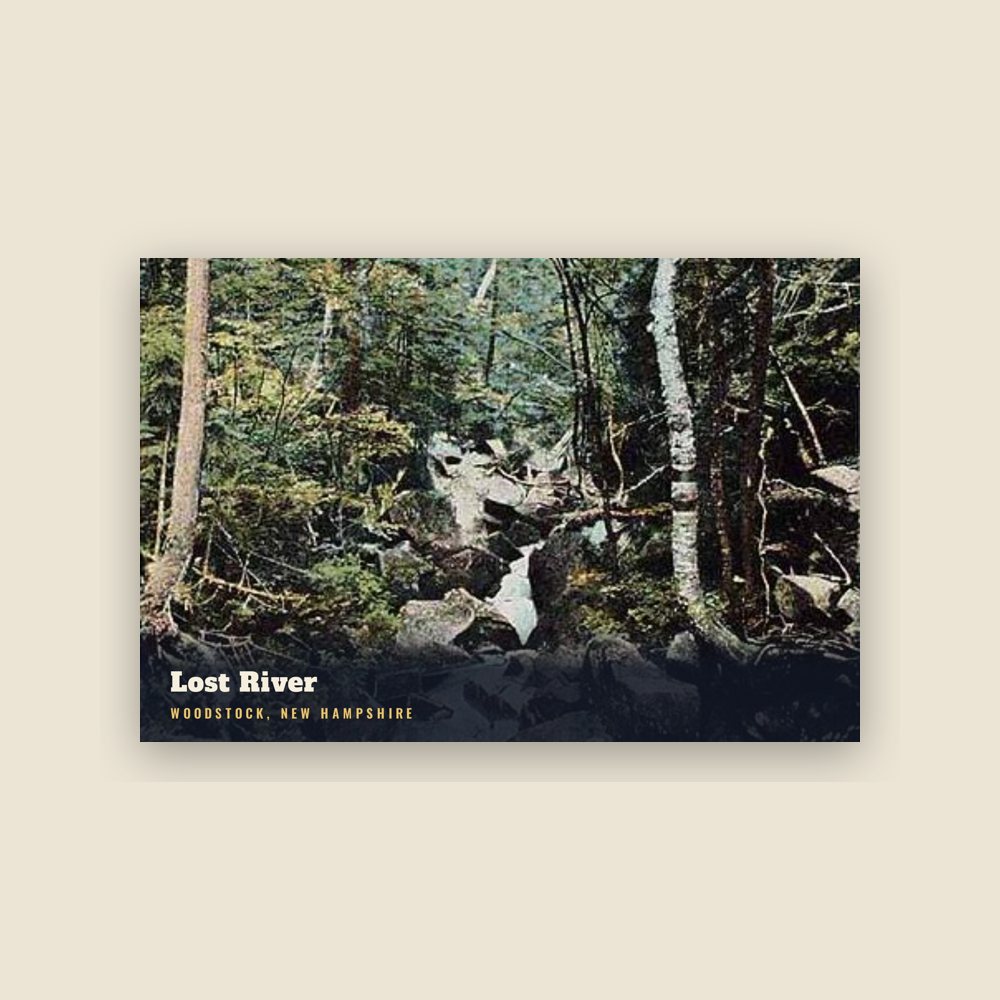 Woodstock Lost River Postcard