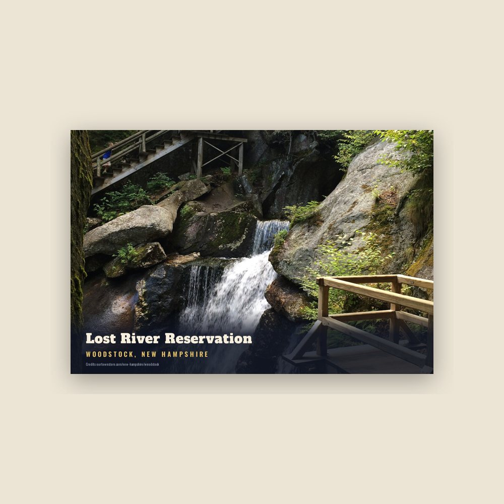 Woodstock Lost River Reservation Postcard