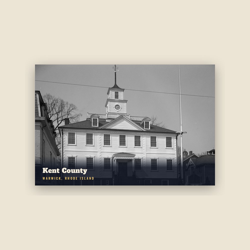 Warwick Kent County Postcard
