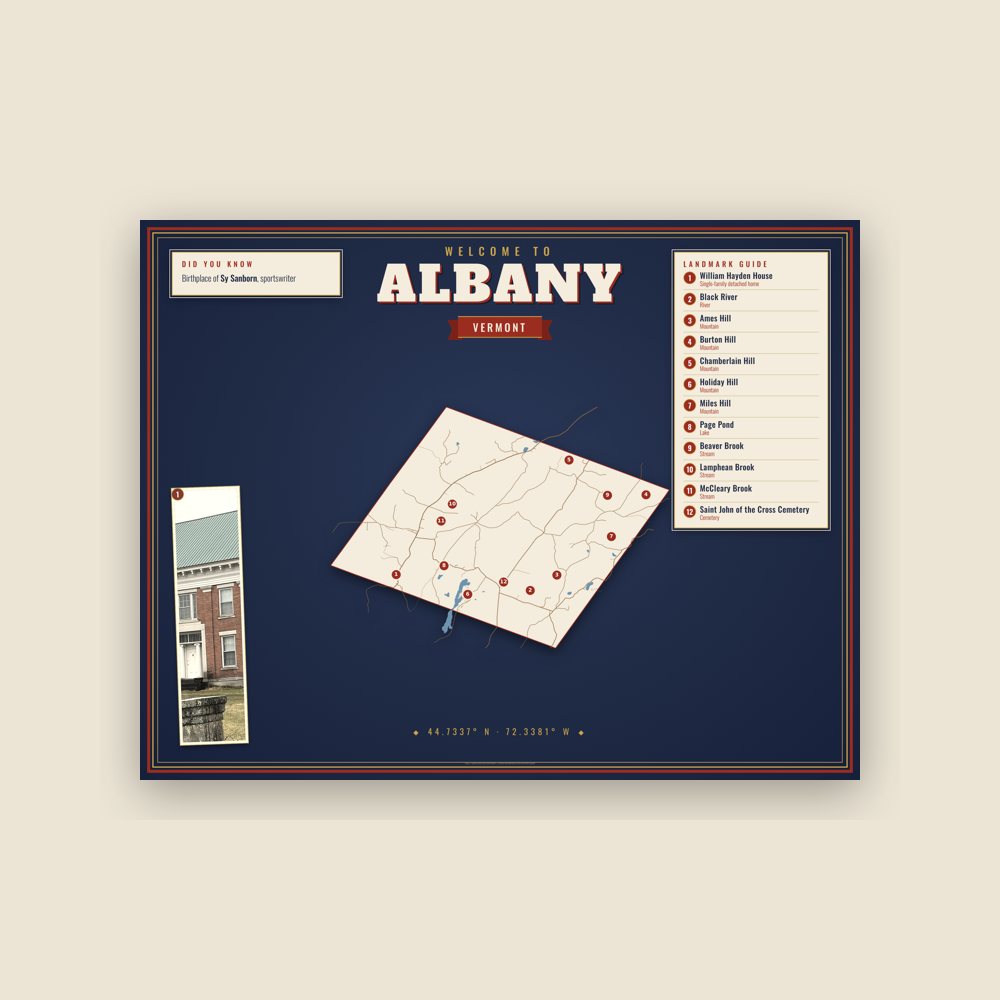 Albany Map Placemat