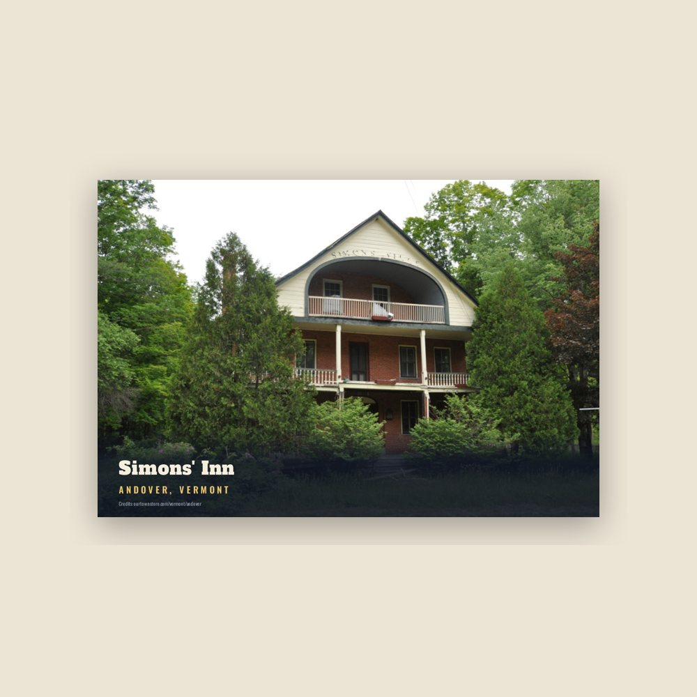 Andover Simons' Inn Postcard