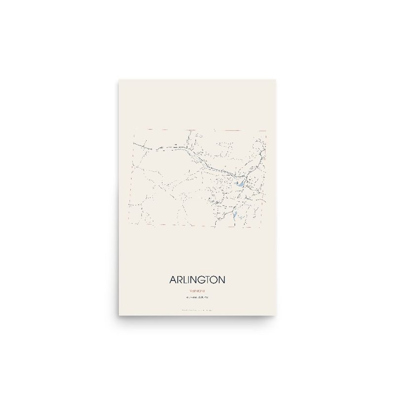 Arlington Street Map Poster · Linen