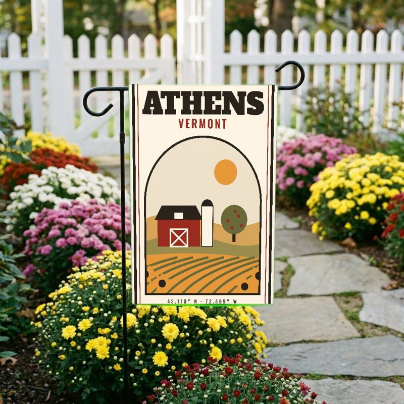 Athens Garden Flag
