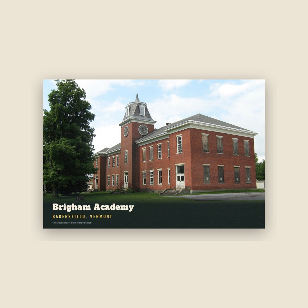 Bakersfield Brigham Academy Postcard