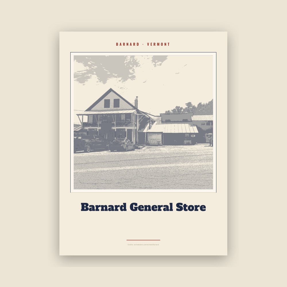 Barnard Barnard General Store Landmark Print