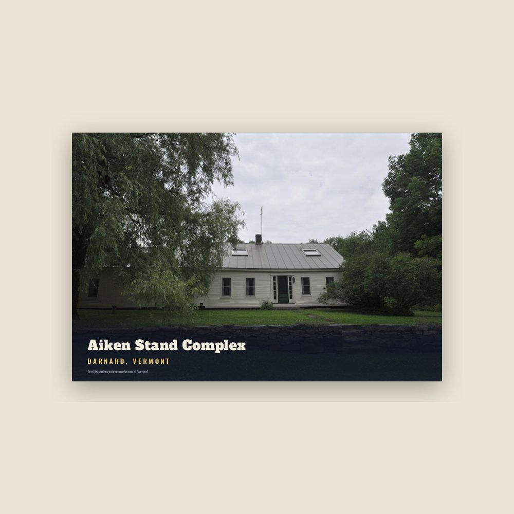 Barnard Aiken Stand Complex Postcard