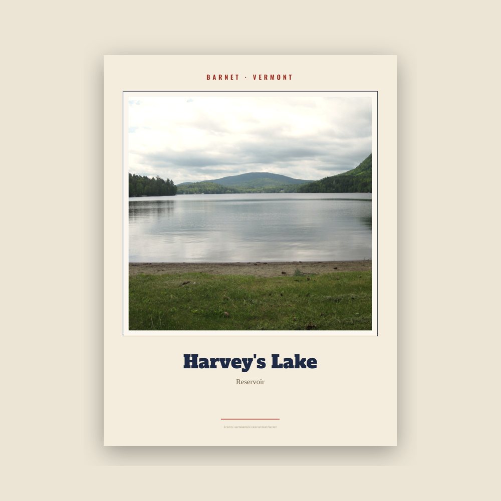 Barnet Harvey's Lake Landmark Print