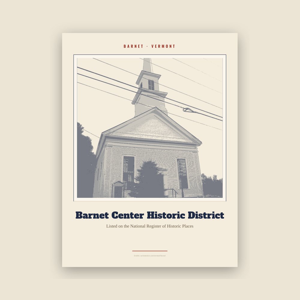 Barnet Barnet Center Historic District Landmark Print