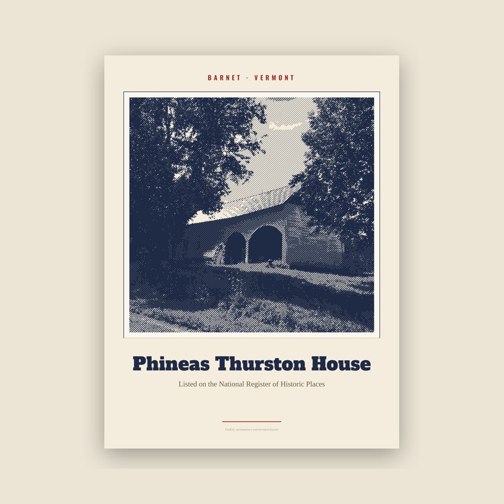 Barnet Phineas Thurston House Landmark Print