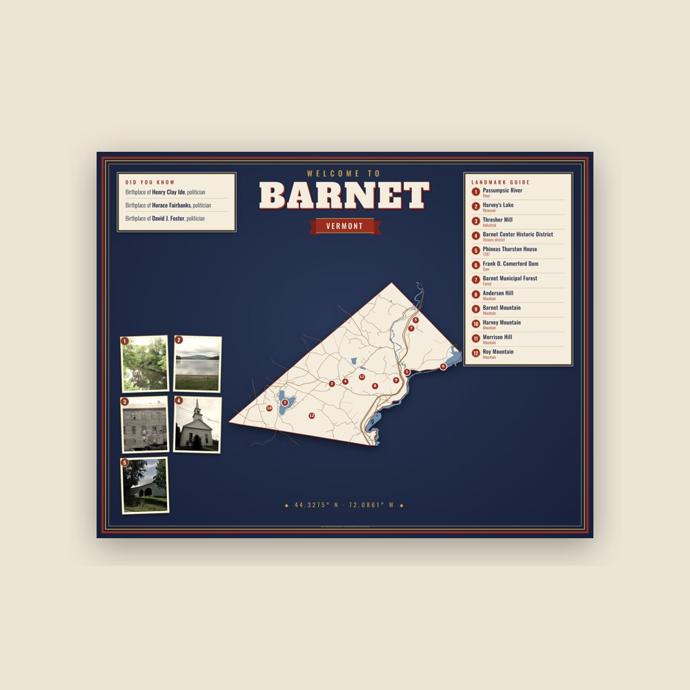 Barnet Map Placemat