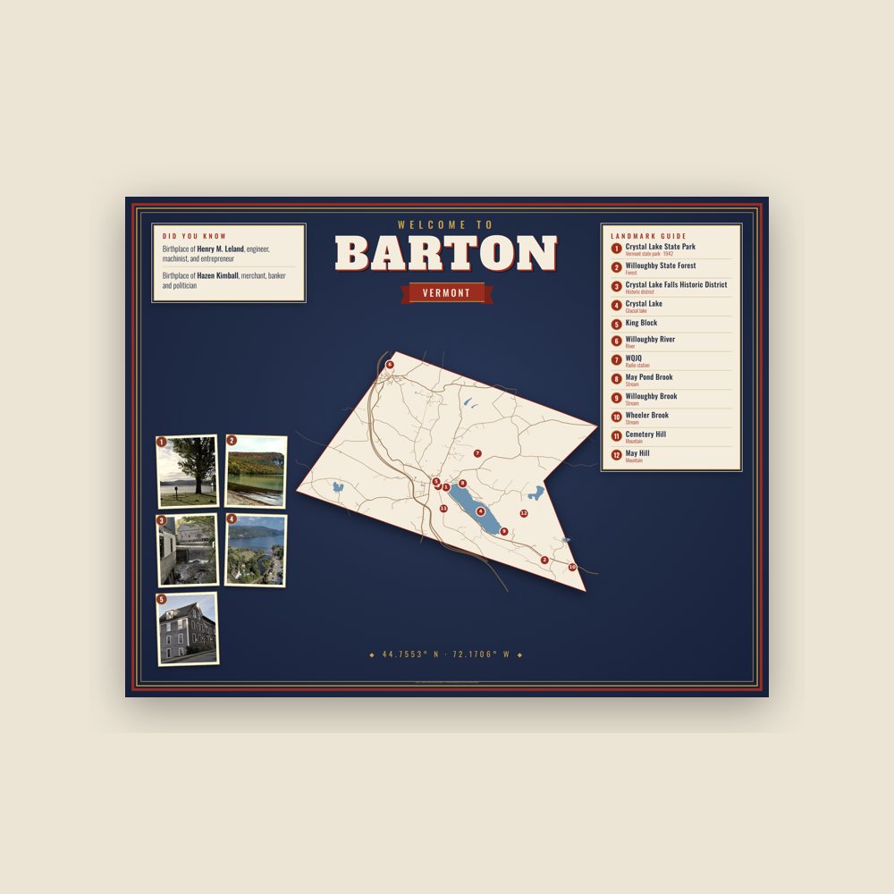 Barton Map Placemat