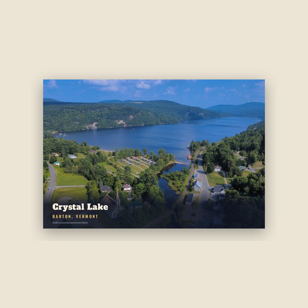 Barton Crystal Lake Postcard