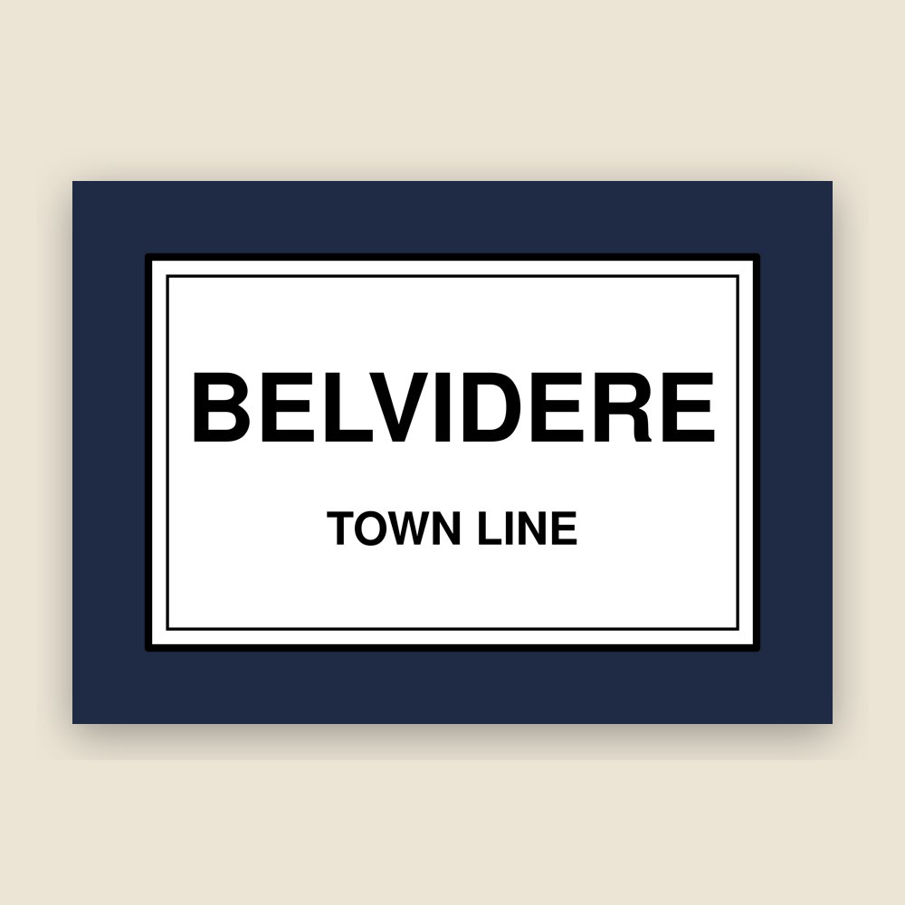 Belvidere Town Line Mug