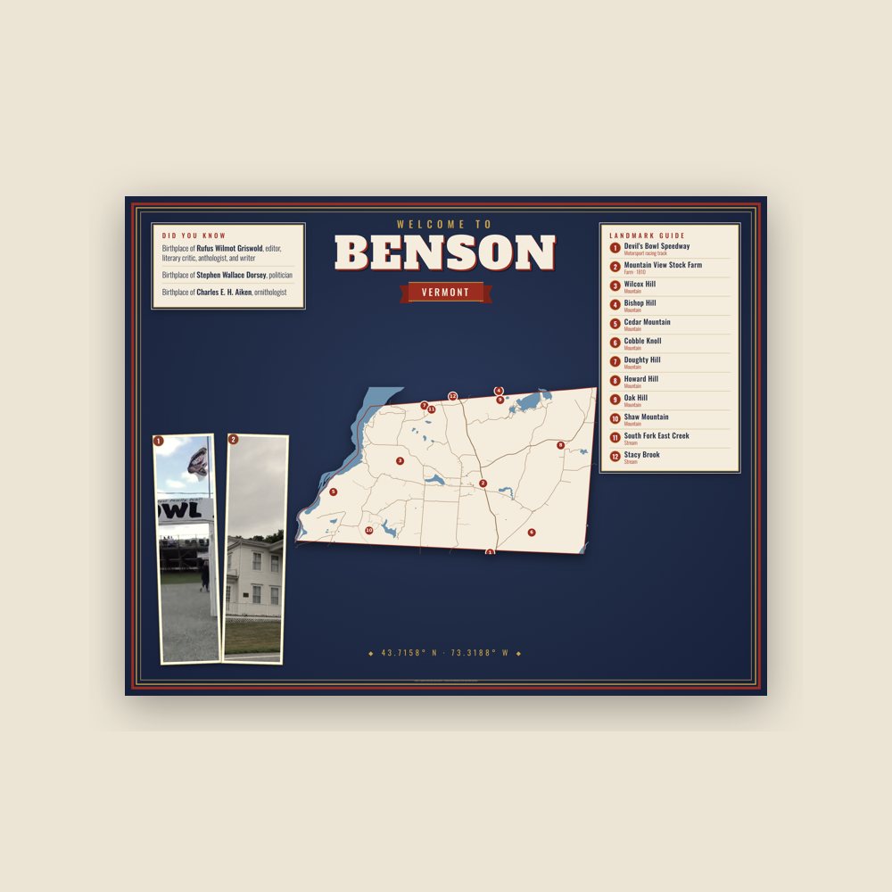 Benson Map Placemat