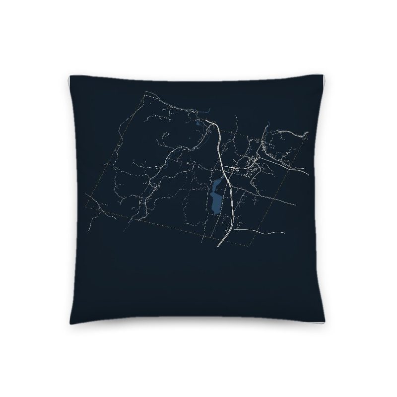 Berlin Map Throw Pillow