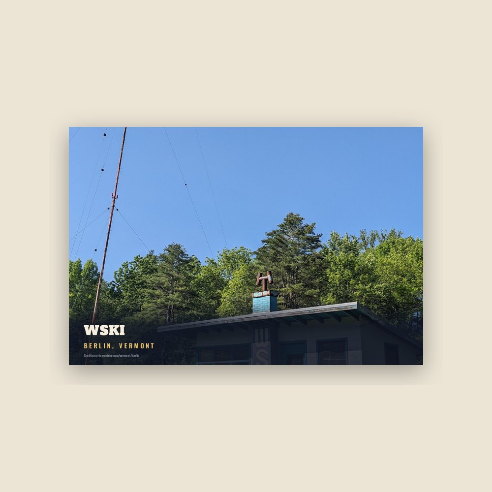 Berlin WSKI Postcard