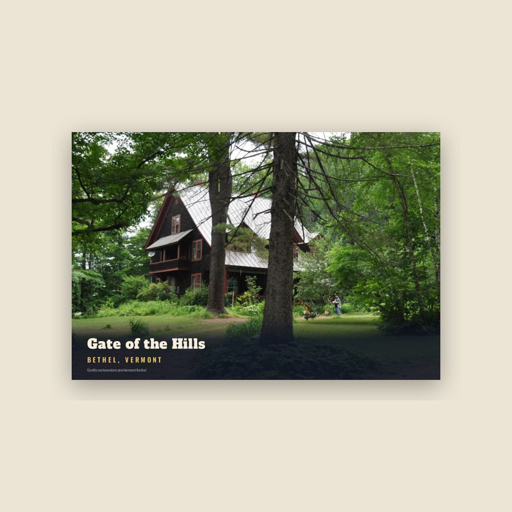 Bethel Gate of the Hills Postcard