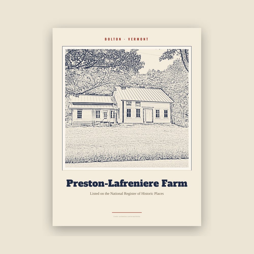 Bolton Preston-Lafreniere Farm Landmark Print
