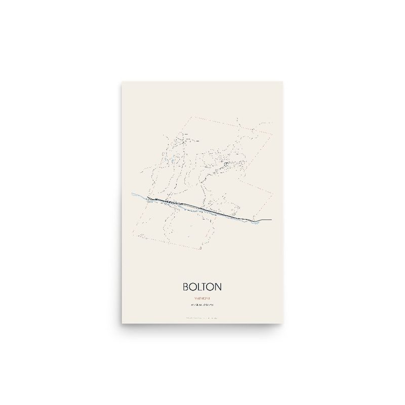 Bolton Street Map Poster · Linen