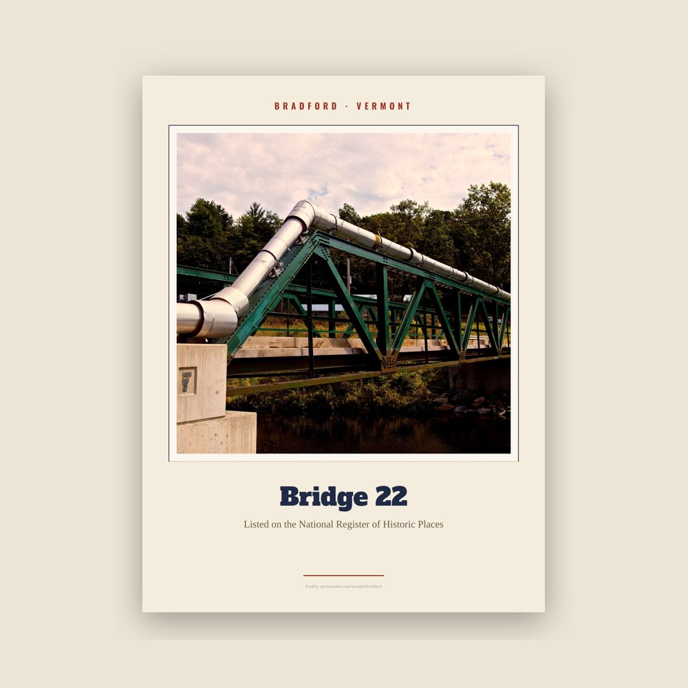 Bradford Bridge 22 Landmark Print