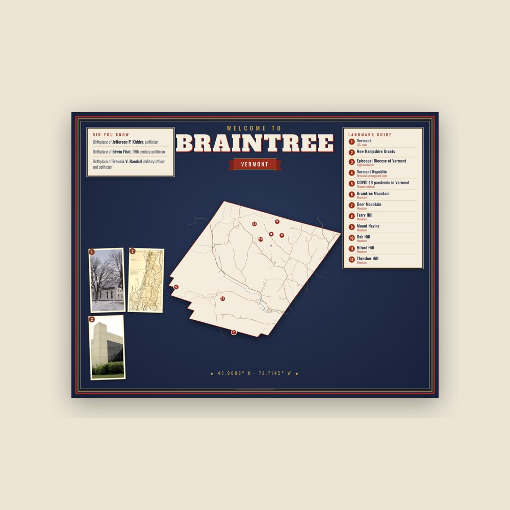 Braintree Map Placemat
