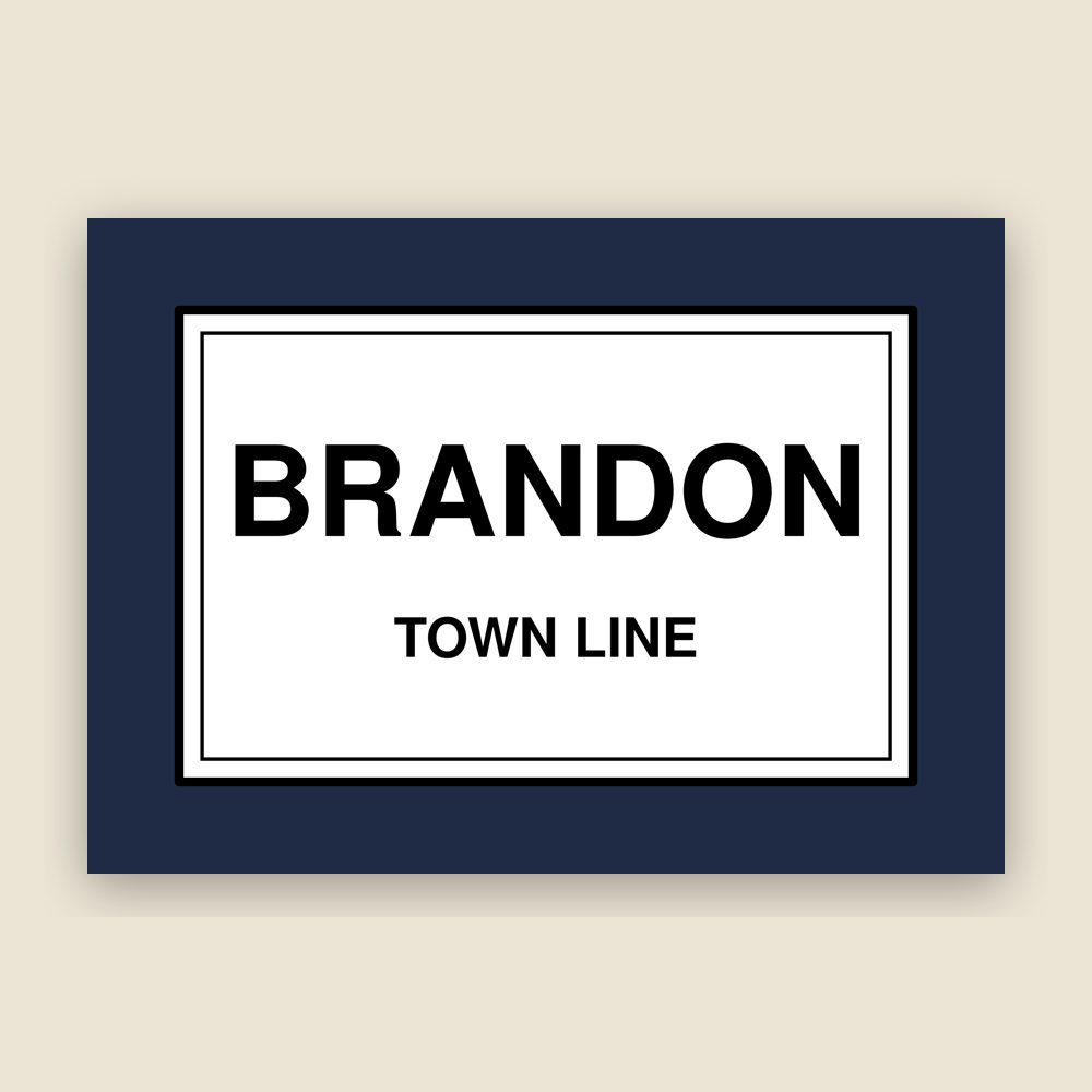 Brandon Town Line Mug