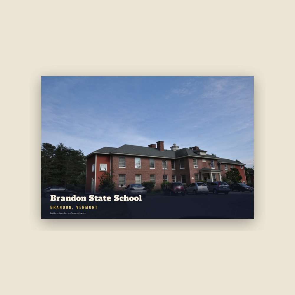 Brandon Brandon State School Postcard