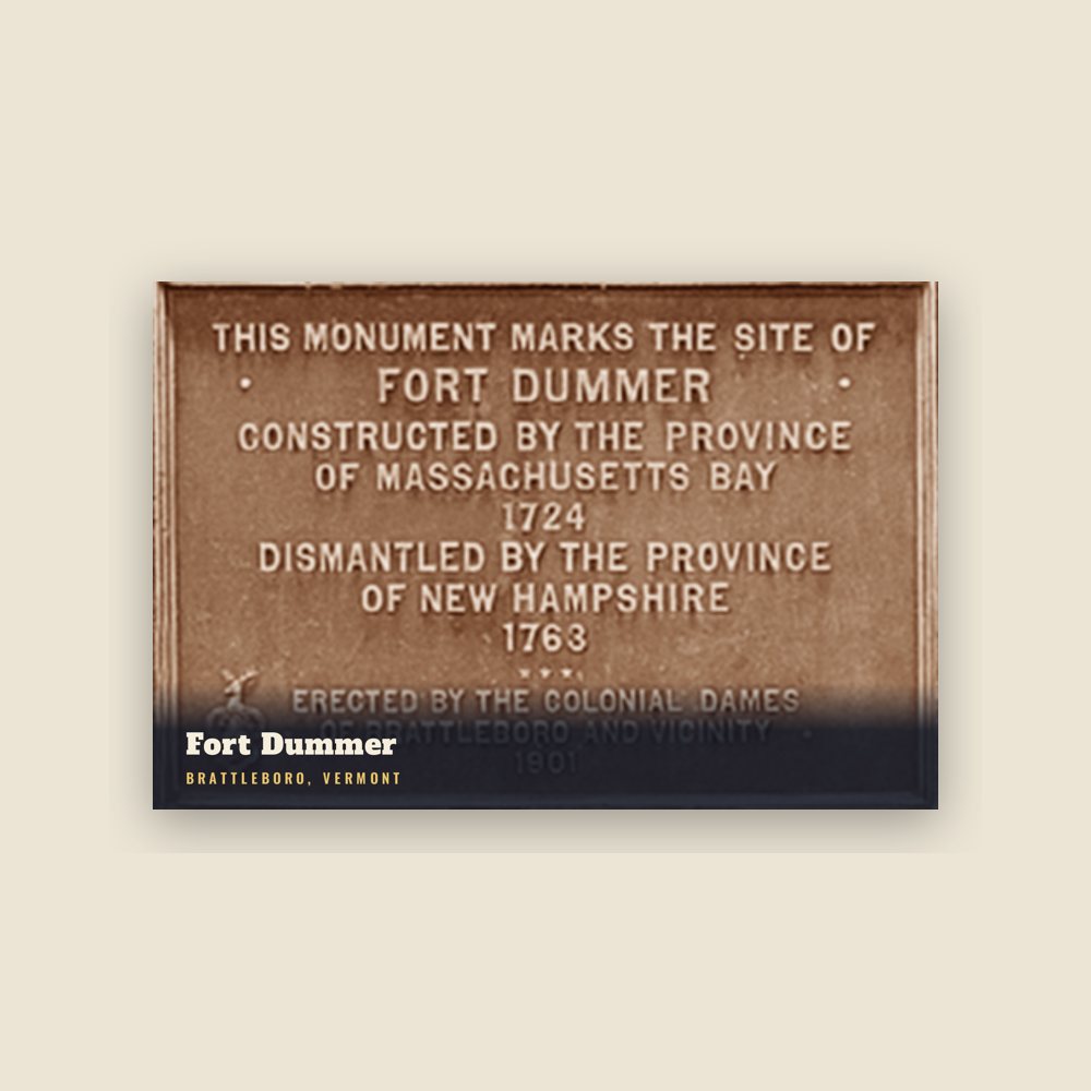 Brattleboro Fort Dummer Postcard