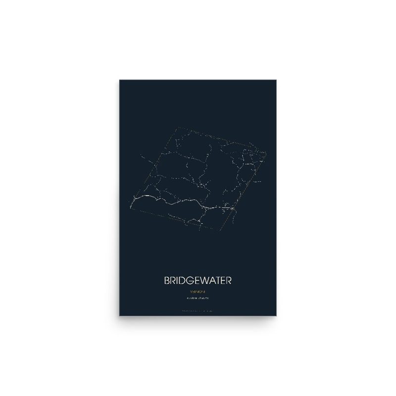 Bridgewater Street Map Poster · Midnight