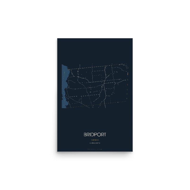Bridport Street Map Poster · Midnight