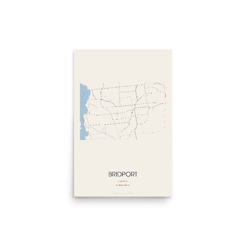 Bridport Street Map Poster · Linen