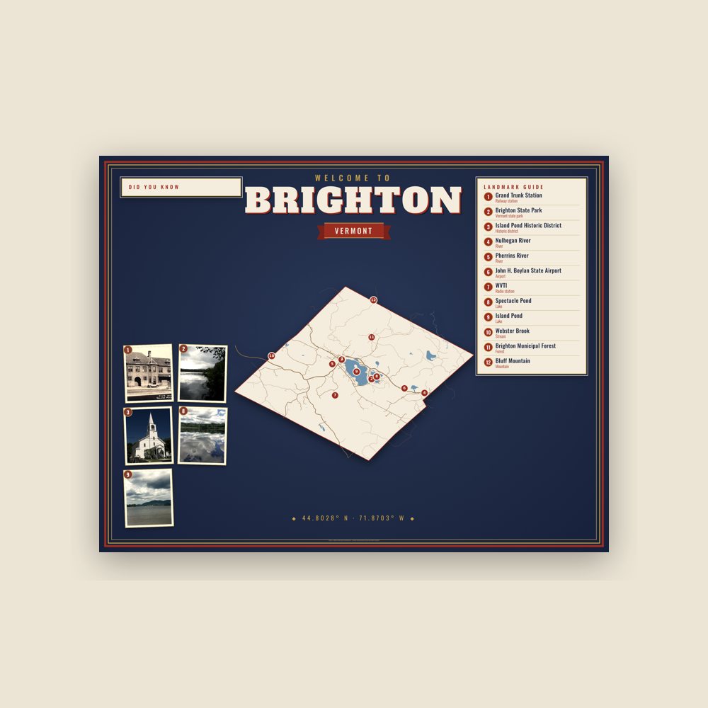 Brighton Map Placemat