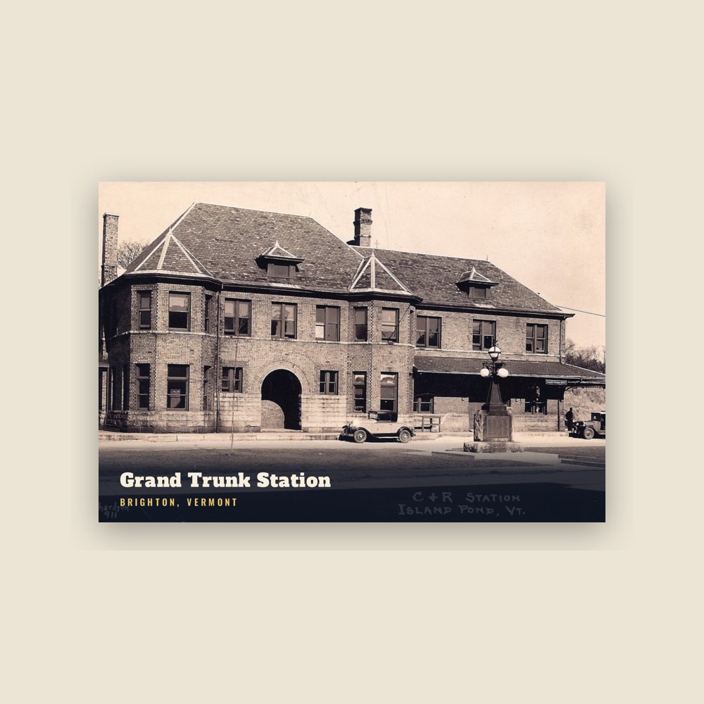 Brighton Grand Trunk Station Postcard