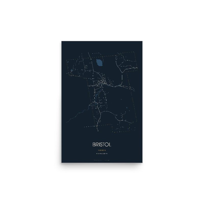 Bristol Street Map Poster · Midnight
