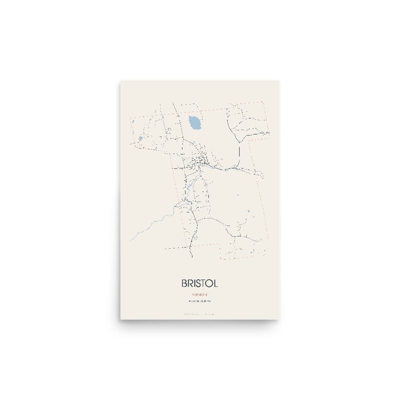 Bristol Street Map Poster · Linen