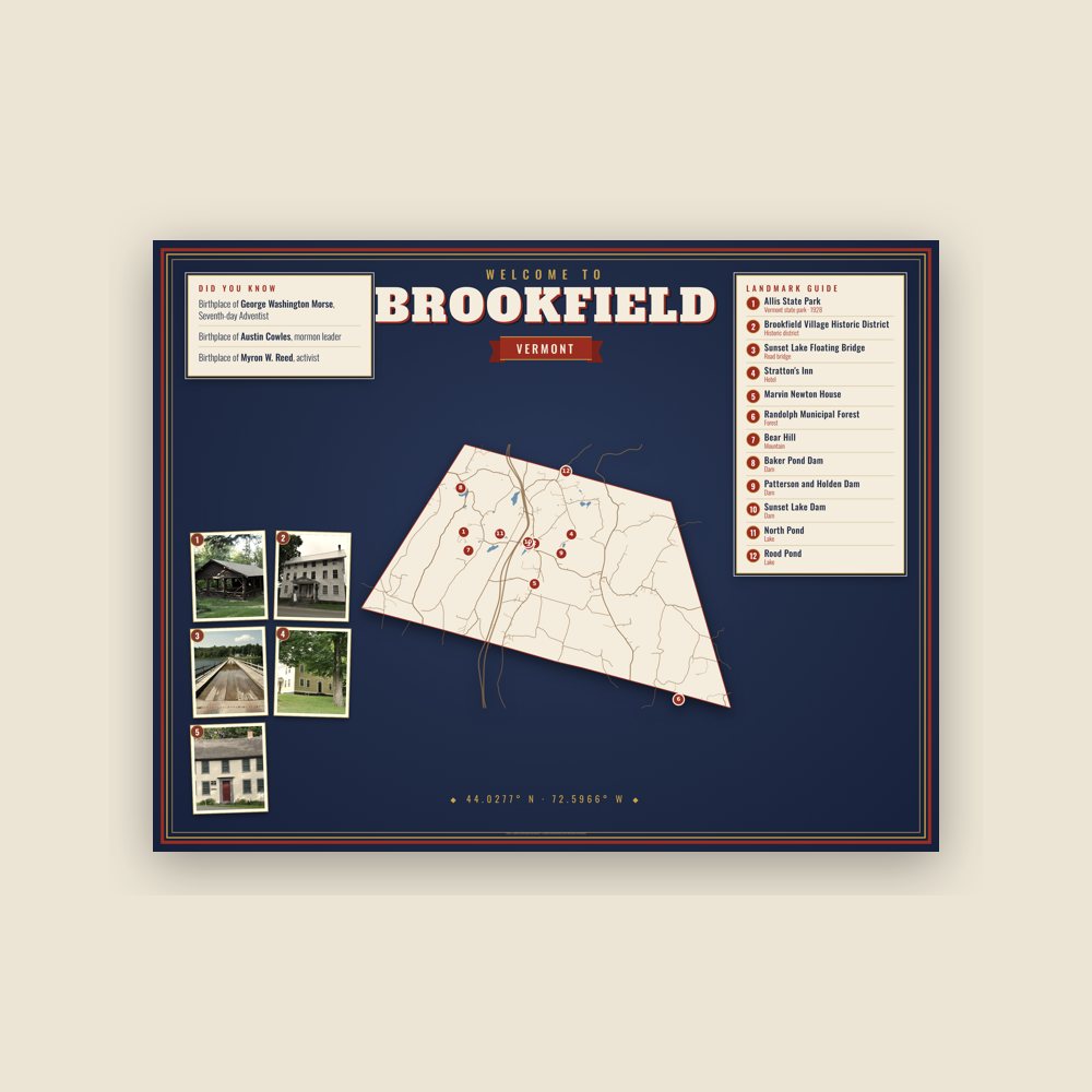 Brookfield Map Placemat