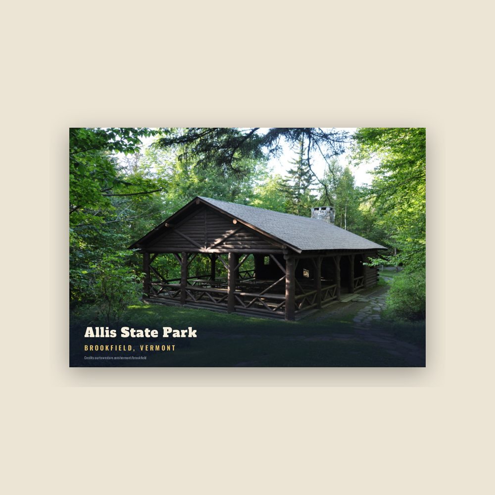 Brookfield Allis State Park Postcard