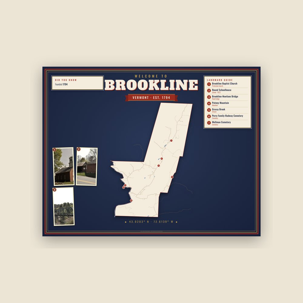 Brookline Map Placemat