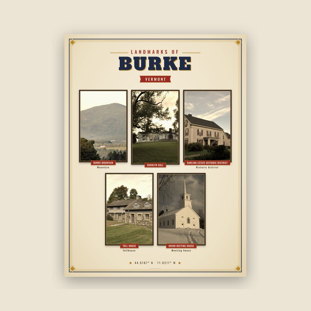 Burke Landmarks Photo Poster