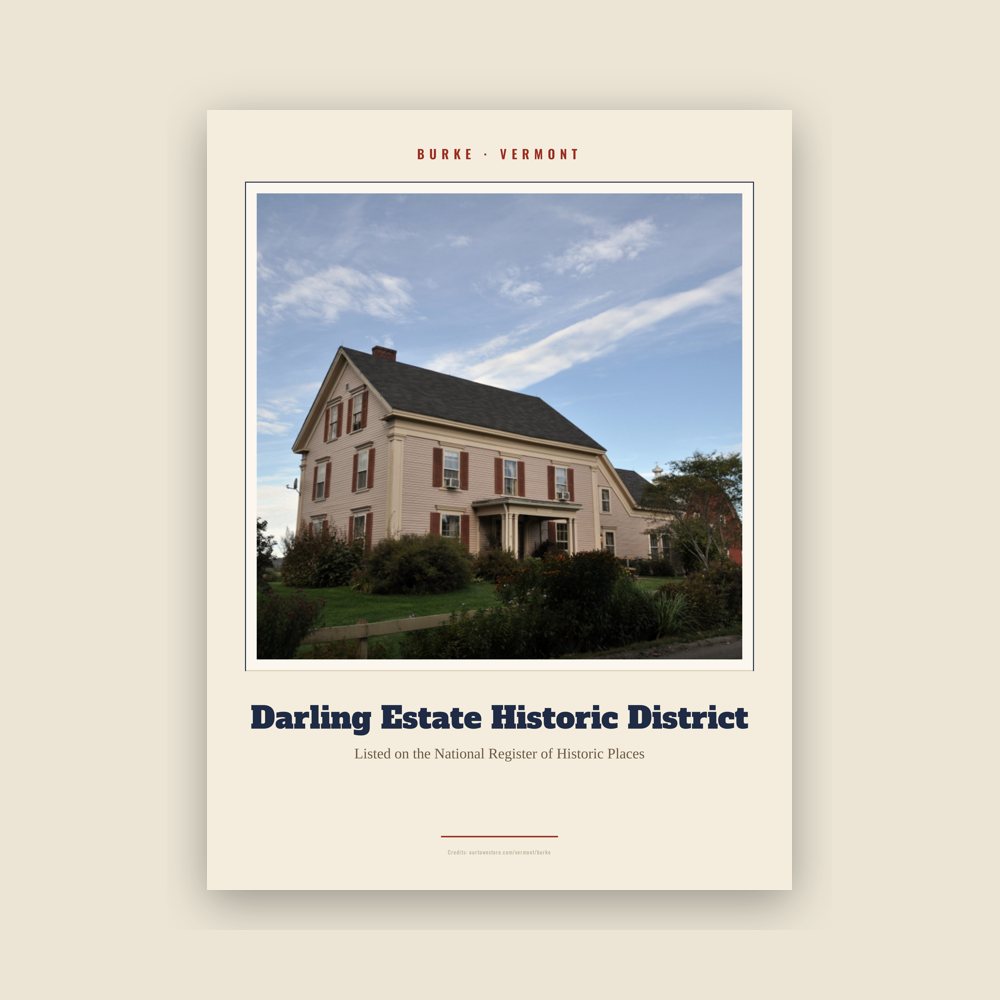 Burke Darling Estate Historic District Landmark Print